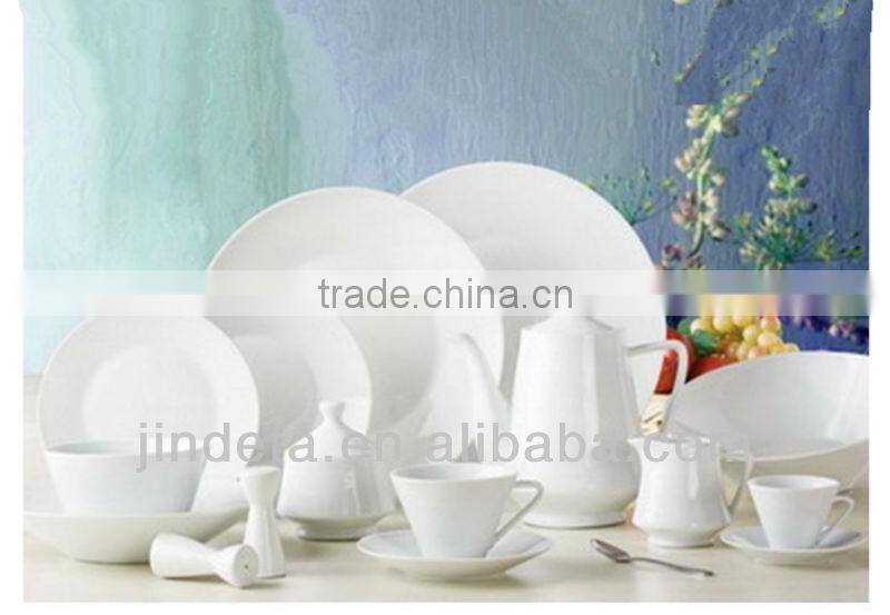 white fine porcelain dinner set tableware for hotel 20pcs 16pcs