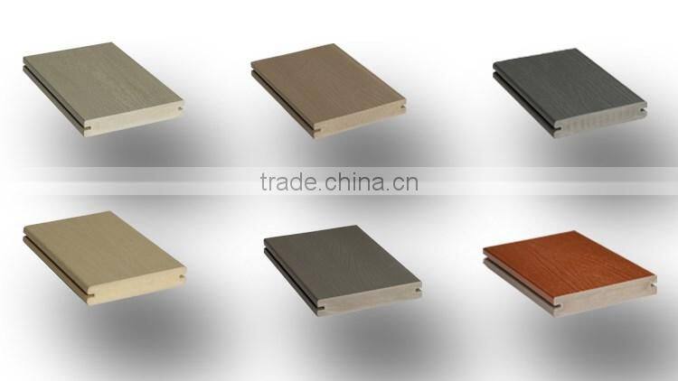 100% Vinyl Waterproof Pvc/Plastic Floor Decking