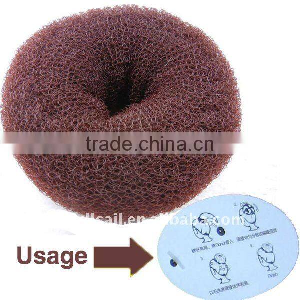 Nylon hair bun hair decoration