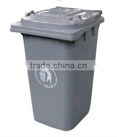 fasionable top polishing body red powder coating with pedal trash bin rublish bin garbage canister
