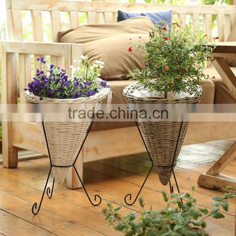 hotsell willow flower basket /flower vase