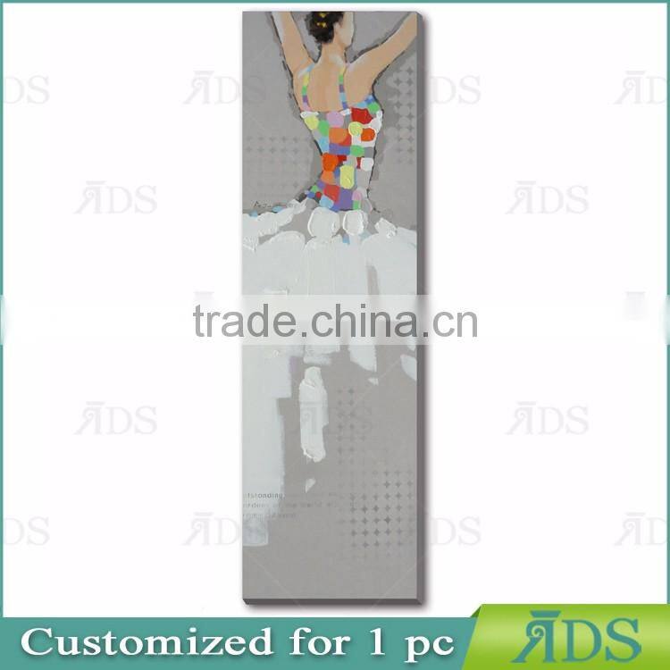 Impressionist Abstract Ballet Dancer Oil Painting