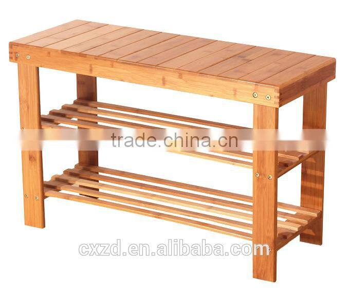 cheap different style wooden shoes-changing bench