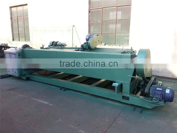 peeling machine with cutting in plywood factory