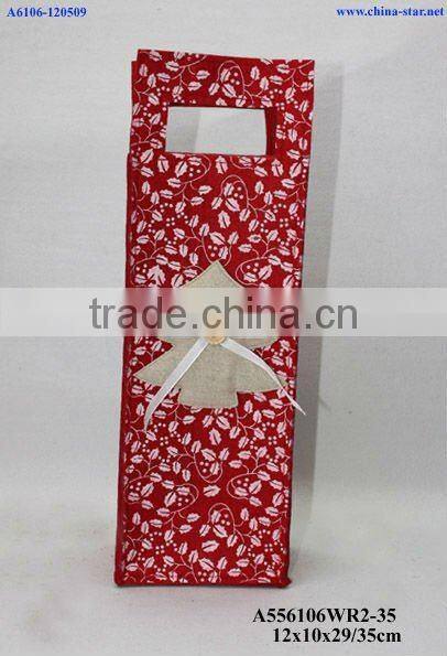 felt wine bag