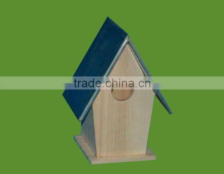 pretty painted handmade wooden birdhouse,wooden craft