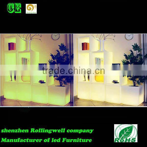 led furniture/bar table& unique bar wine carbinet furniture can stand and sit