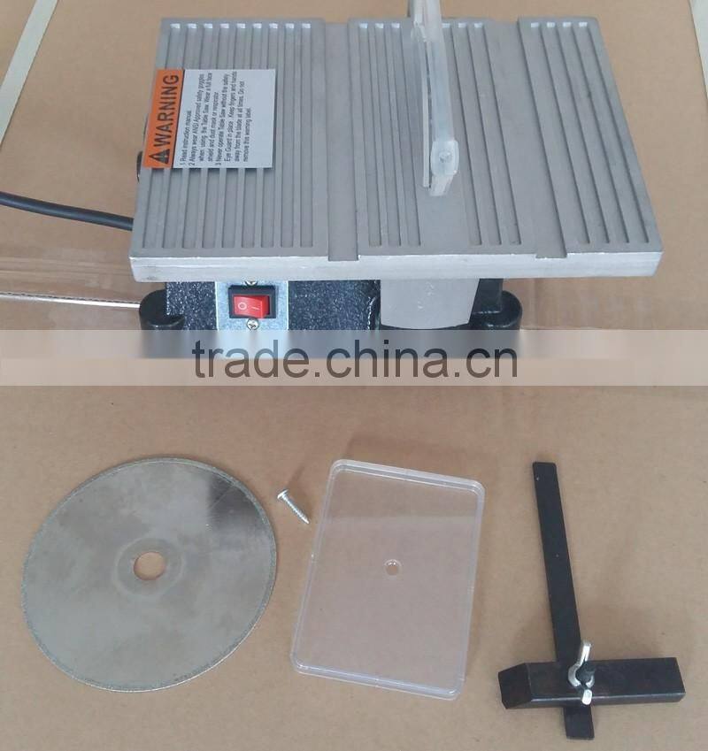 100mm 4" 90W Power Jewelry Small Bench Circular Saw Electric Hobby Mini Miter Table Saw