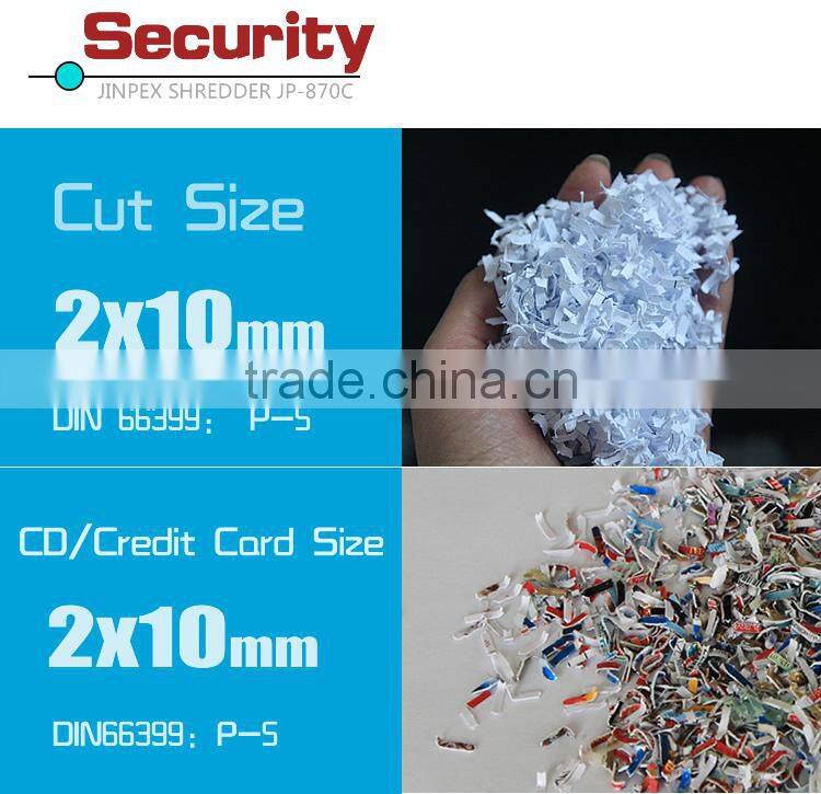 JP-8620M Middle Medium office paper shredder /Micro cut/2*10mm/GS/CE