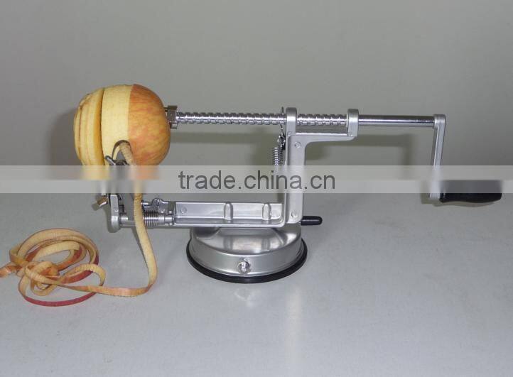 manual stainless steel fruit peeler with sucker