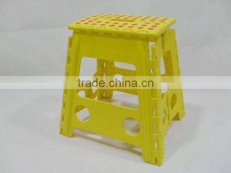 Plastic folding stool