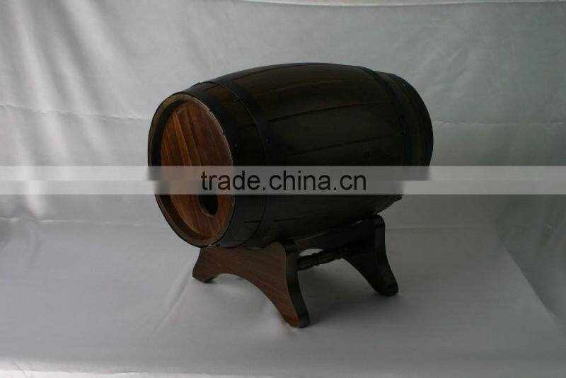 Wholesale dark brown custom wooden barrel