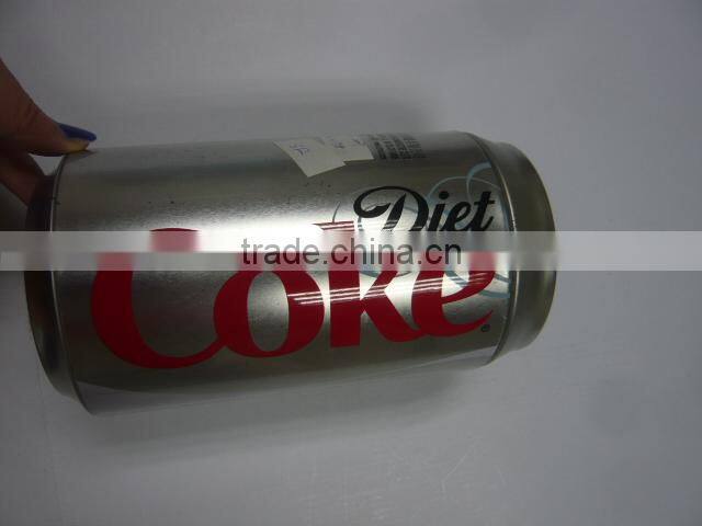 coco-cola shape coin tin money bank