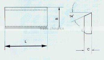 cemented carbide tipped welding cutting blade for cutter--CBG(1281)