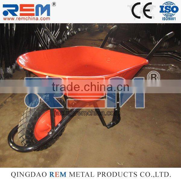 wheel barrow factory supply high quality heavy duty farm tools metal wheel barrow WB7503