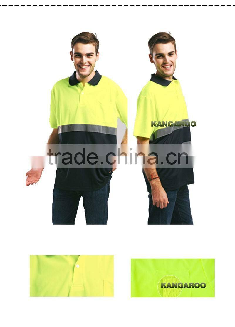 Working Used Work Wear Uniform Breathable Polo Shirts