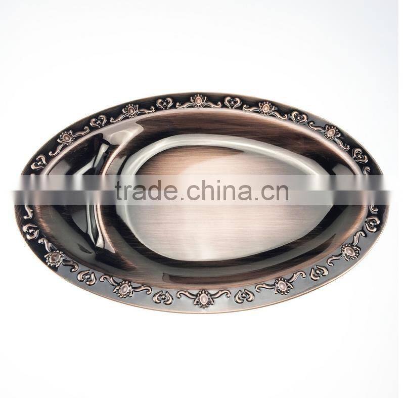 High quality indian wedding charger plate with compartment