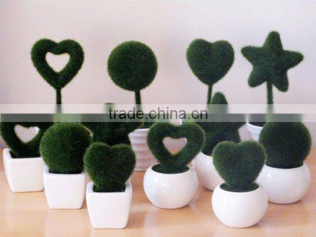 valentine day gifts birthday present flocking lovely tree artifical flowers for sweetheart