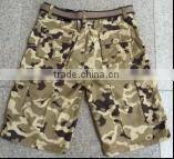 New style 2016 Summer Mens Camo Cargo Shorts printed fabric Stocklots