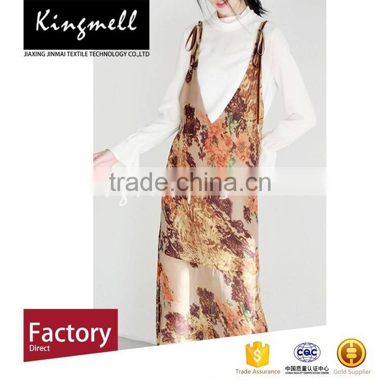Custom-made fashion silk printing fabric