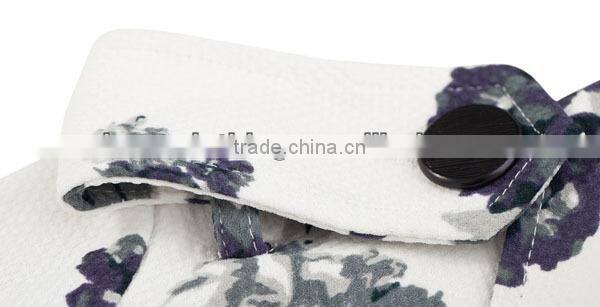 2015 new style fashion flora printed stand collar long sleeve formal mature ladies office wear dresses dress