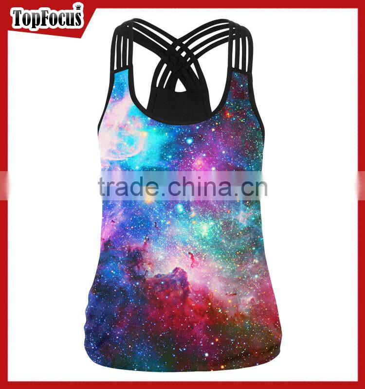 Wholesale Stock Sportswear For Women Zumba Yoga Fitness Tank Top