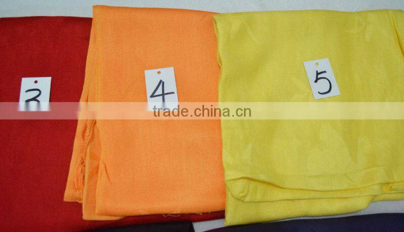 2015 Fashion lady classic hot popular plain soft bamboo fiber viscose shawl scarf