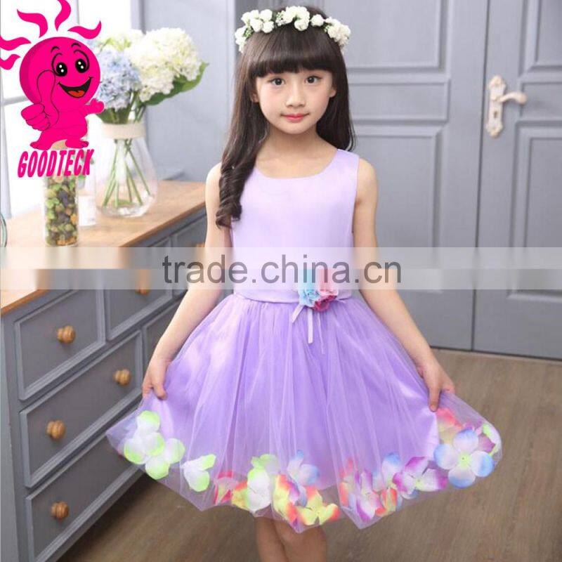 2016 new wholesaler princess dresses tutu skirt with petal