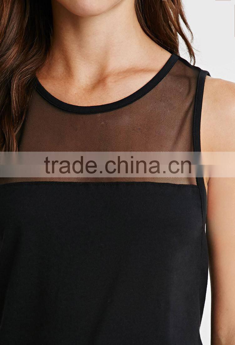 2017 women's sleeveless low armhole t shirt casual 100 cotton tank top