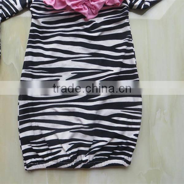 Boutique Wholesale Newborn Baby Romper Cute Infant & Toddler Zabra Gifts Clothing Sets Girls