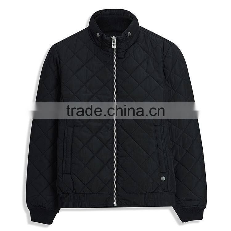 Men's Fashion Design Diamond Quilting Padded Hoody Jacket For Sale