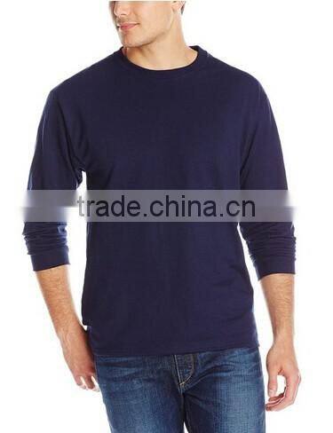 Wholesale Custom 70% Polyester 30% Cotton Long Sleeve T Shirts