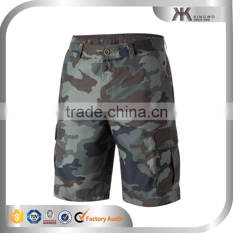 crazy selling camo design shorts for men military shorts wholesale with pocket