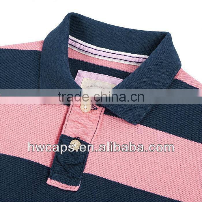 Zebra-stripe polo t shirt manufacturer