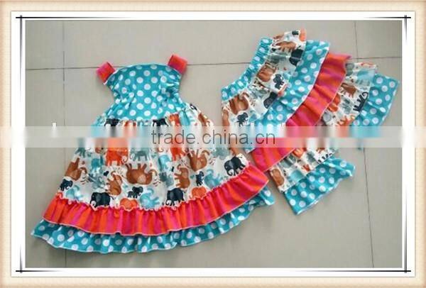 Korea kids clothes posh design little girl summer outfit kids easter outfit