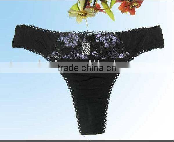 Ladies sexy transparent lace panty ladies panties 0373#