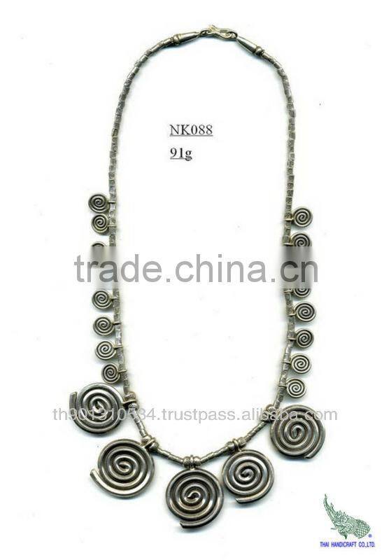 Thai Karen Silver Necklace & Pendant Jewelry 925 Sterling Silver