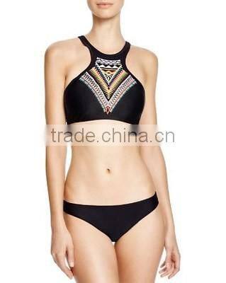Fashion sexy bikini swimsuit female waist Floral Bikini explosion models