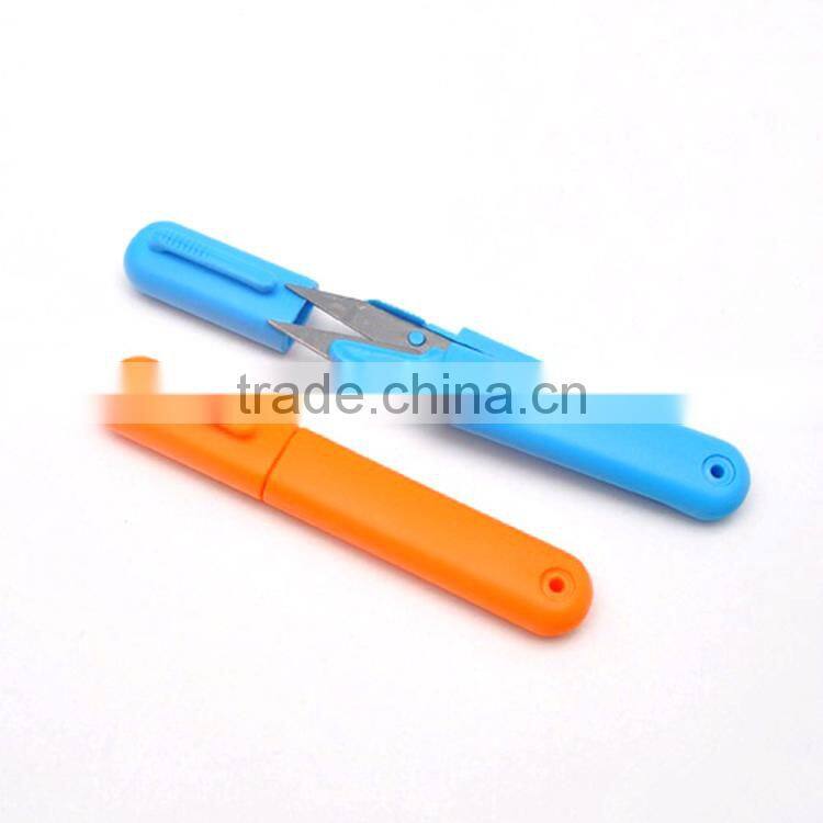 Garment Accessories U-Shape with Cap Cotton Yarn Cutting Scissors