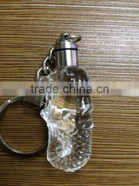 Crystal Singapore Merlion Model With LED Keychain For Souvenirs Gifts KJJ-02