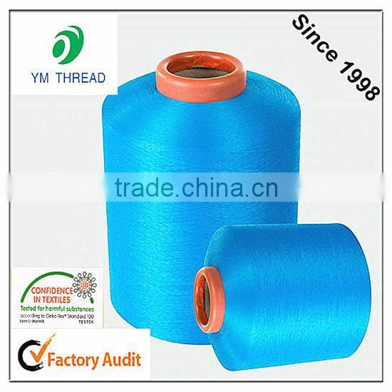 YM Brand 100% Polyester 75D 100D 150D 300D Top Dyed Yarn for Overlock Weaving Knitting