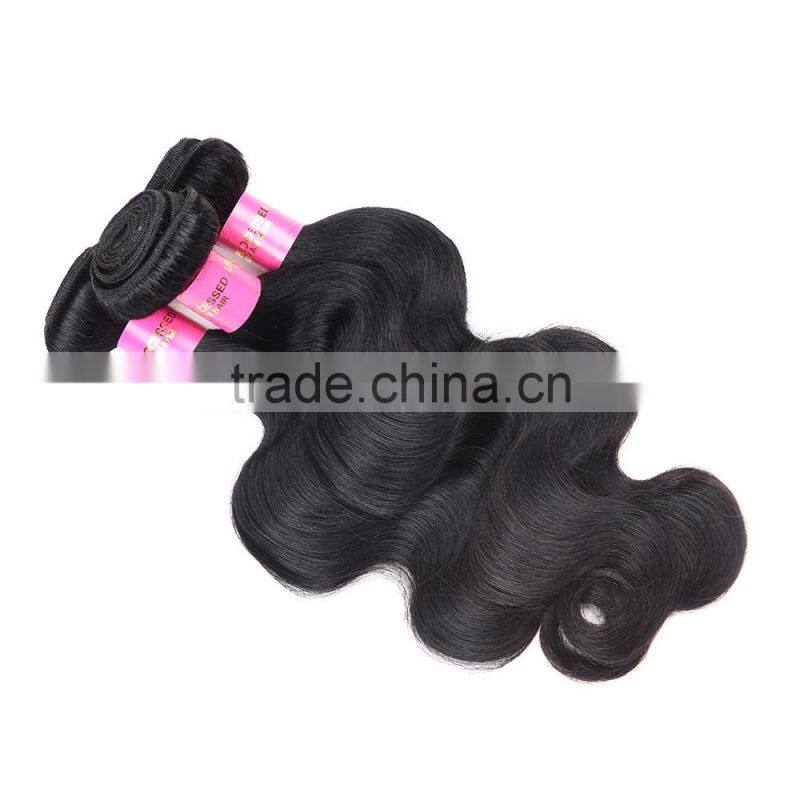 2016 Hot Sale Raw Indian Hair Body Wave 8a Grade Human Hair Weave