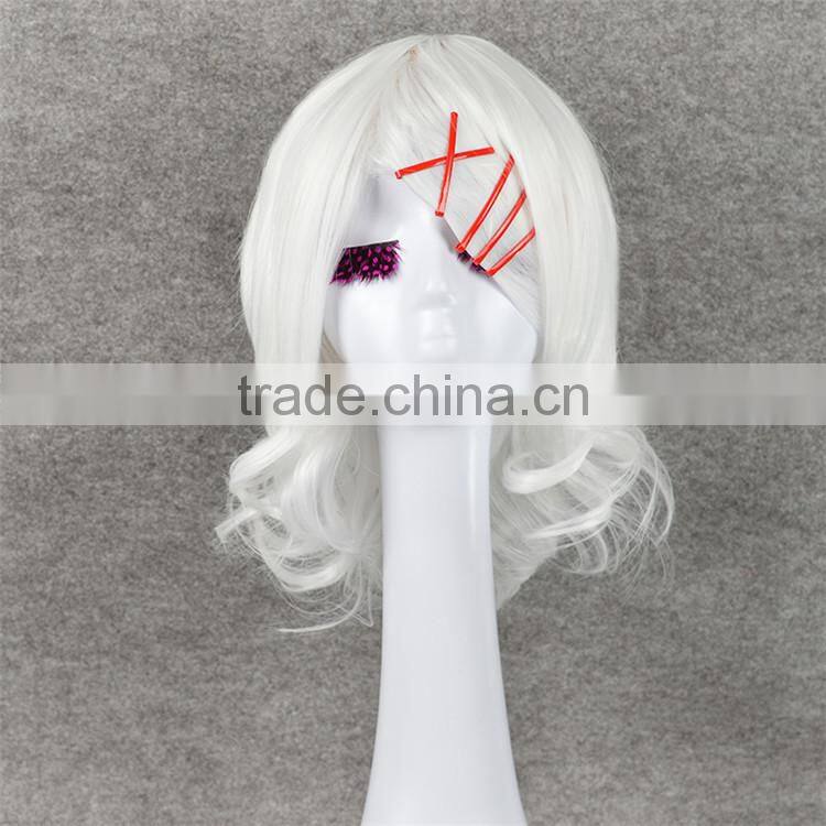 2016 Tokyo Ghoul Cospaly Wig Sliver High Quality Fashion Hair Wig Cosplay AD3025