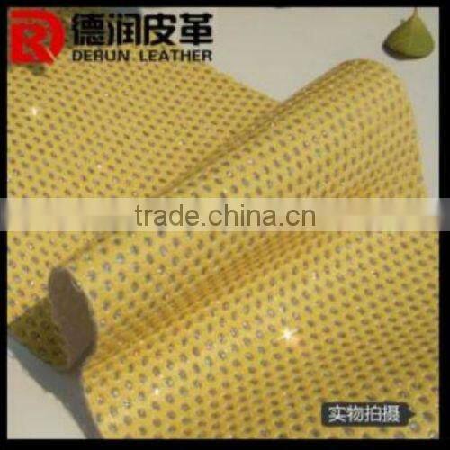 Chinese punching glitter fabric for phone case decoration