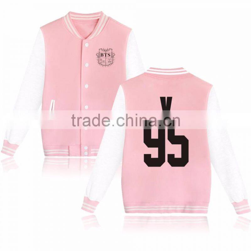 Kpop BTS In Bloom Sweatershirt Sweater Jung Kook Hoodie Bsaeball Uniform