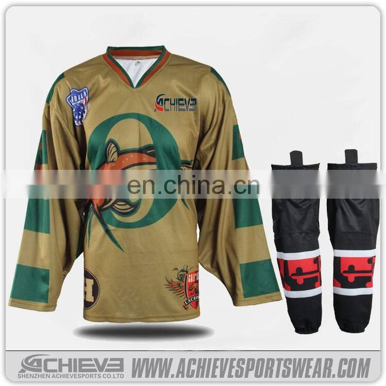 custom made printing hockey uniforms wholesale blank Ice hockey jersey sublimation team hockey wear