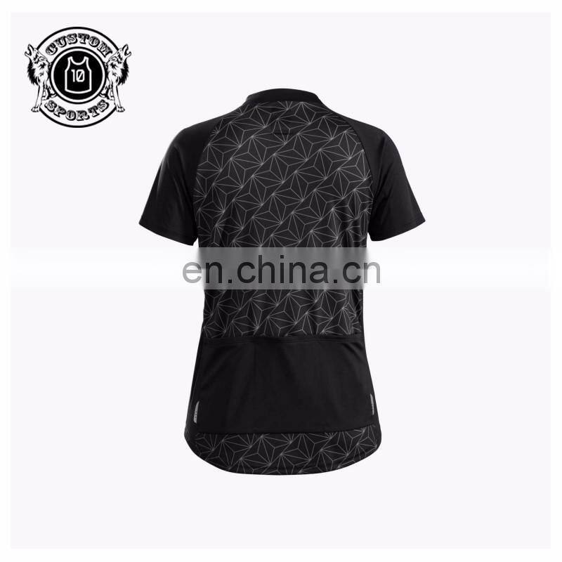 cycling clothes black jersey for male dri fit sublimation shirts