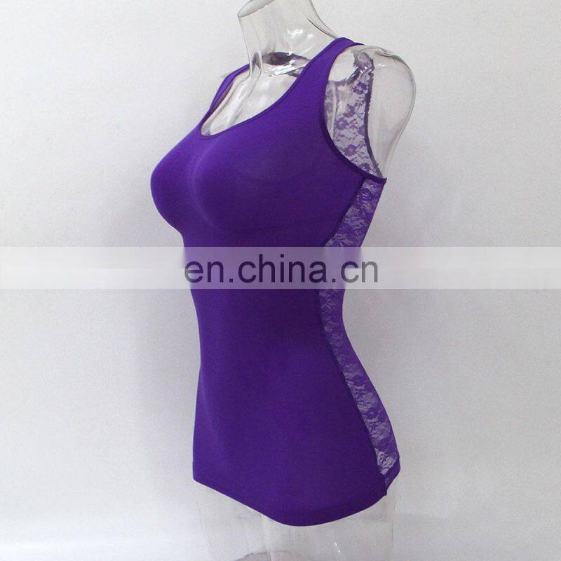2015 sexy seamless shapers Back stitching lace clothing