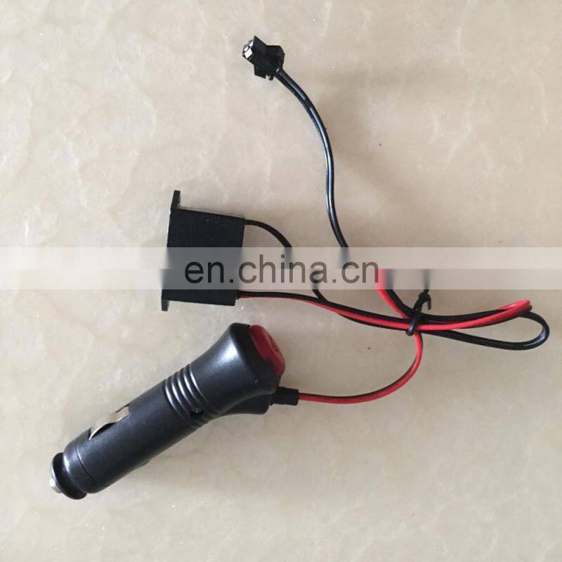 new uber glow car sticker with rubber suction cup attach on the car window DC3V USB DC12V inverter