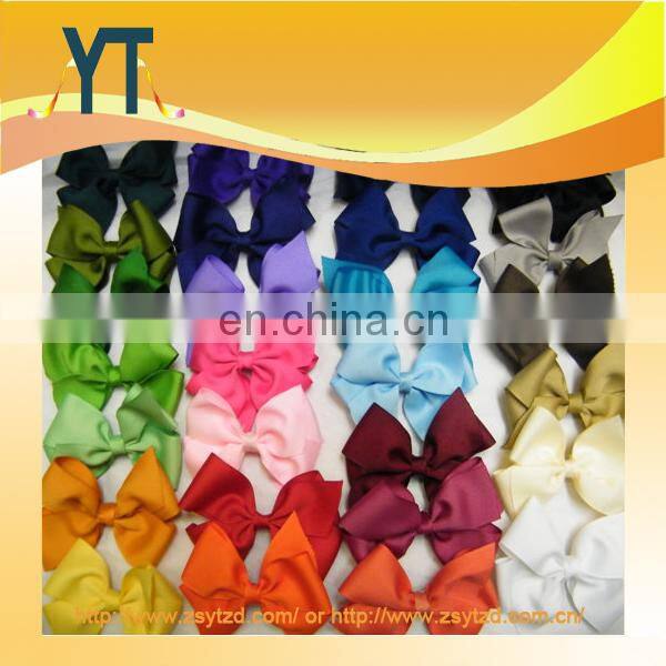 Three Color hair bow With Alligator Clip